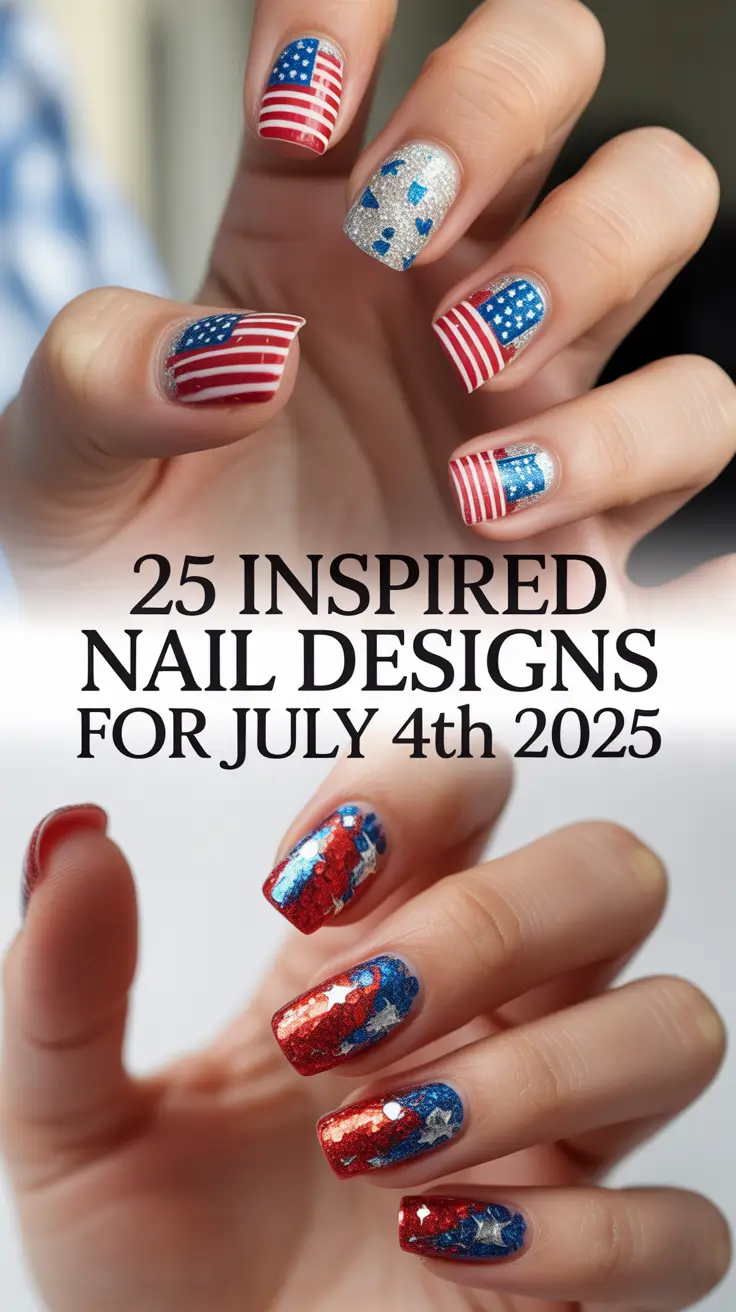 Inspired Nail Designs for July 4th 2025: Bold, Easy, and Totally On-Trend