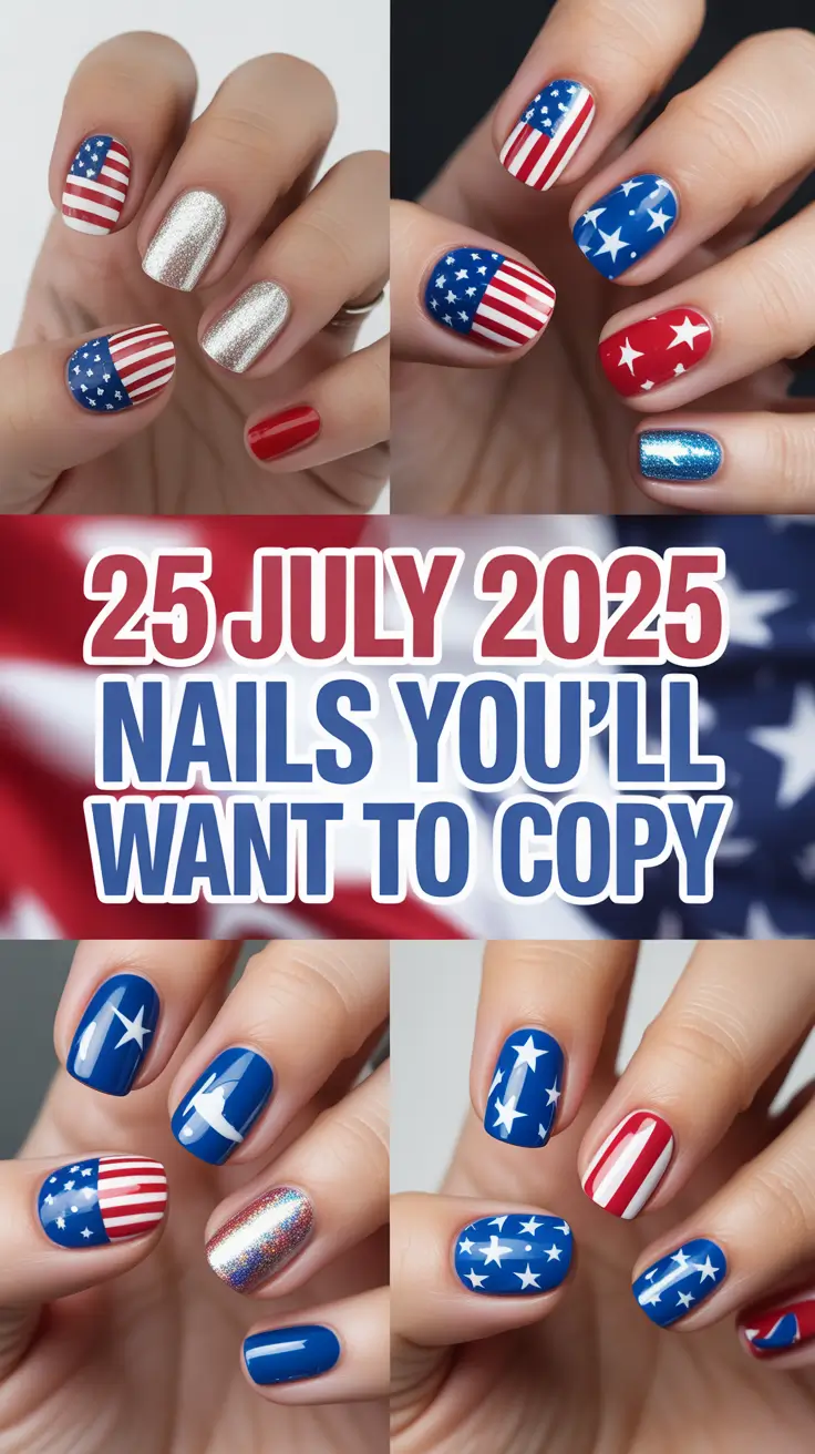 July 2025 Nails You’ll Want to Copy: Stunning Summer 4th Designs for Every Mood