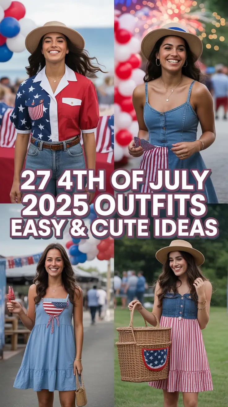 4th of July 2025 Outfits Easy & Cute Ideas Inspired by Lana Del Rey Vibes
