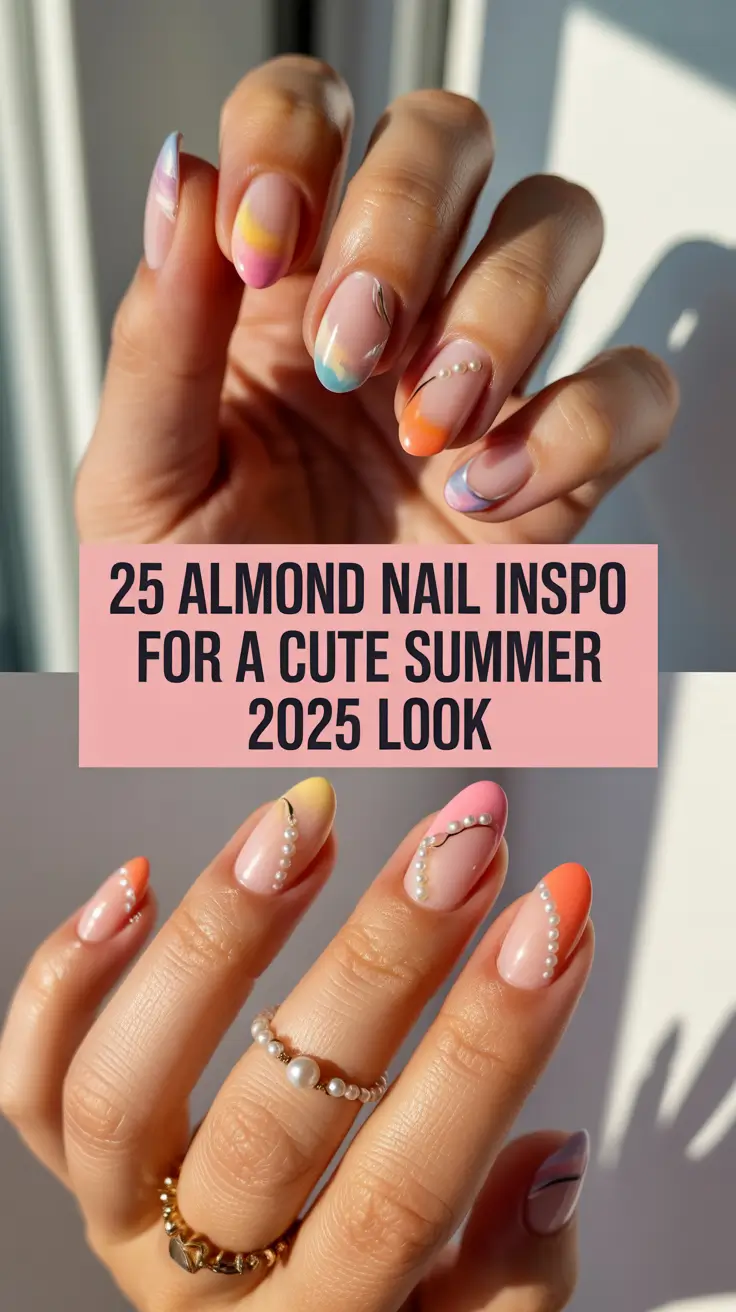 Almond Nail Inspo for a Cute Summer 2025 Look You’ll Want to Copy Instantly