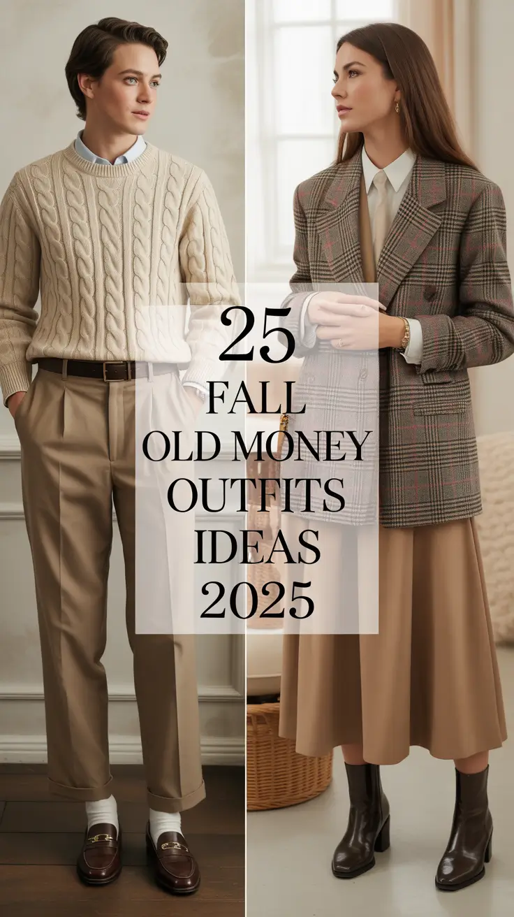 Fall Old Money Outfits Ideas 2025 to Look Classy, Cozy, and Chic This Season