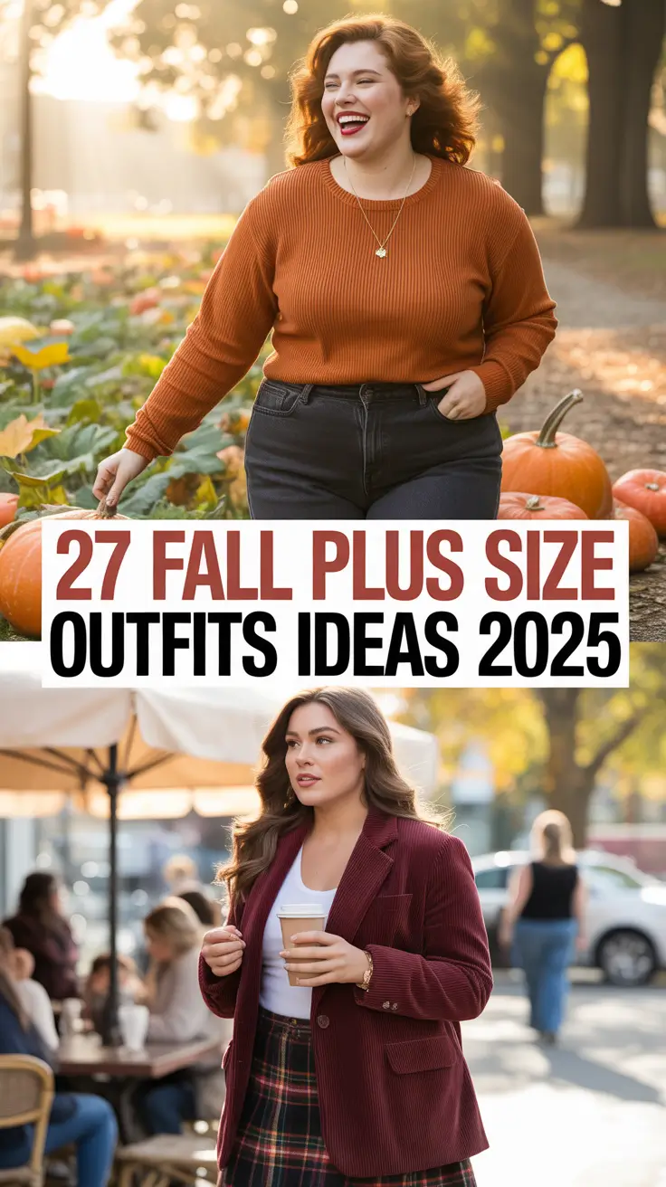 Fall Plus Size Outfits Ideas 2025: Trendy & Cozy Looks for Women of All Styles