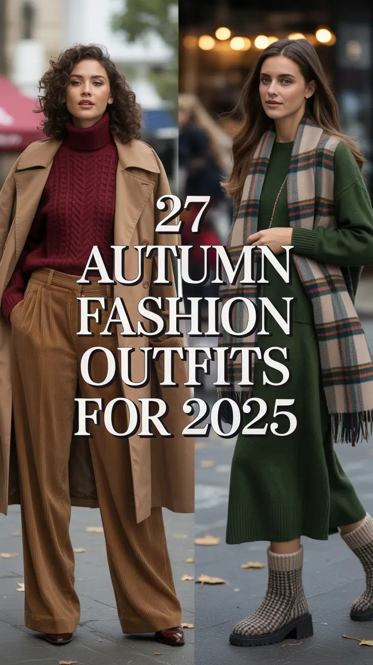Autumn Fashion Outfits for 2025: Aesthetic, Casual & Classy Trends to Dress to Impress