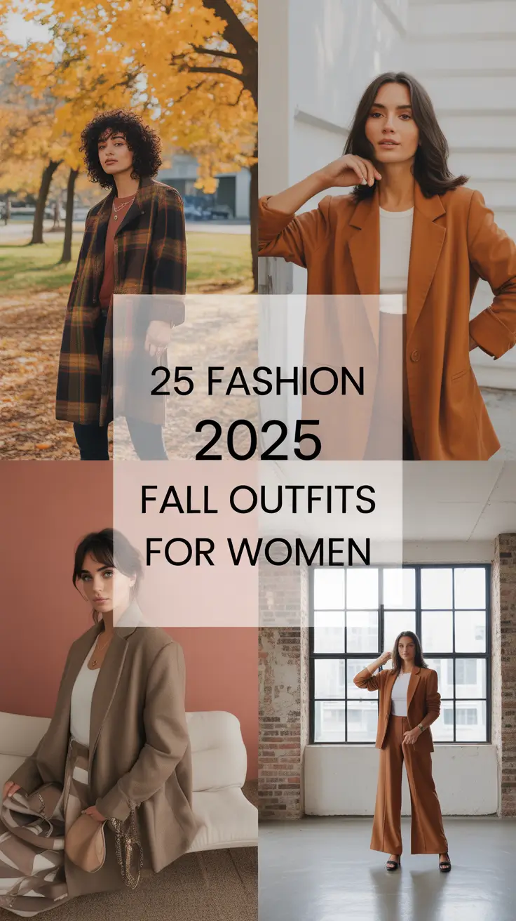 Fashion 2025 Fall Outfits for Women: Classy, Trendy & Cute Ideas for Every Age and Size