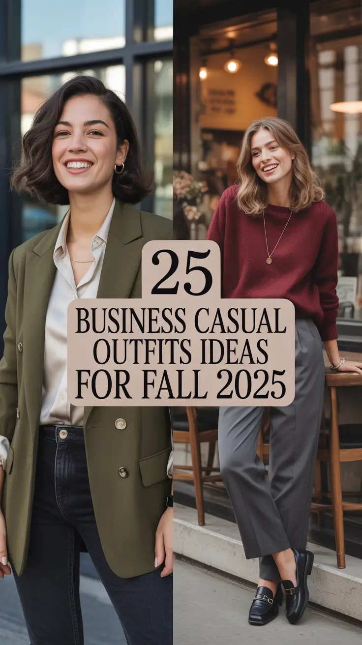 Business Casual Outfits Ideas for Fall 2025: Classy, Comfy Looks for Women of All Sizes