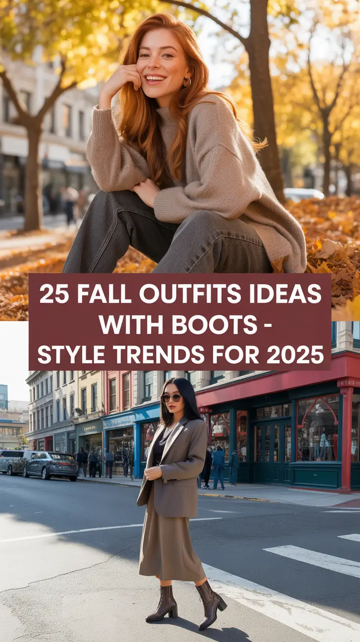 Fall Outfits Ideas with Boots – Style Trends for 2025 You’ll Actually Want to Wear