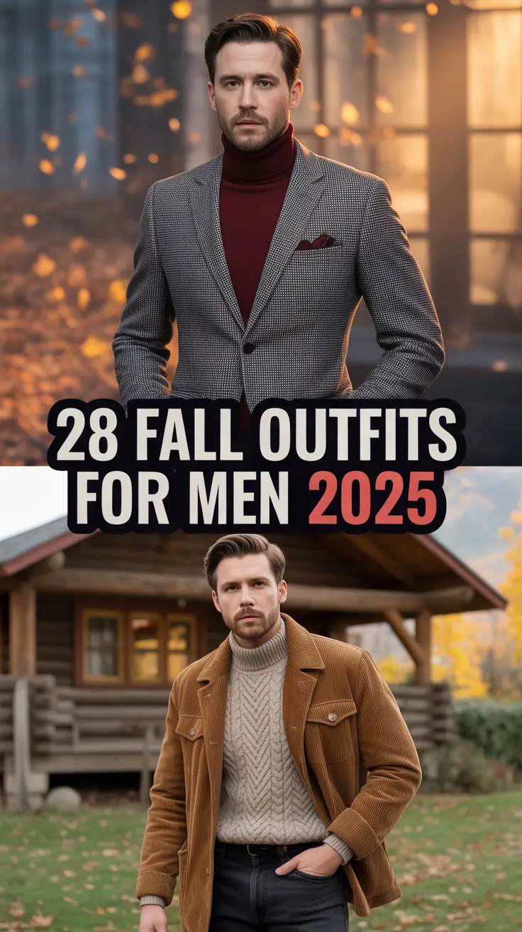 Fall Outfits for Men 2025: Trendy, Cozy & Classy Autumn Streetwear Looks