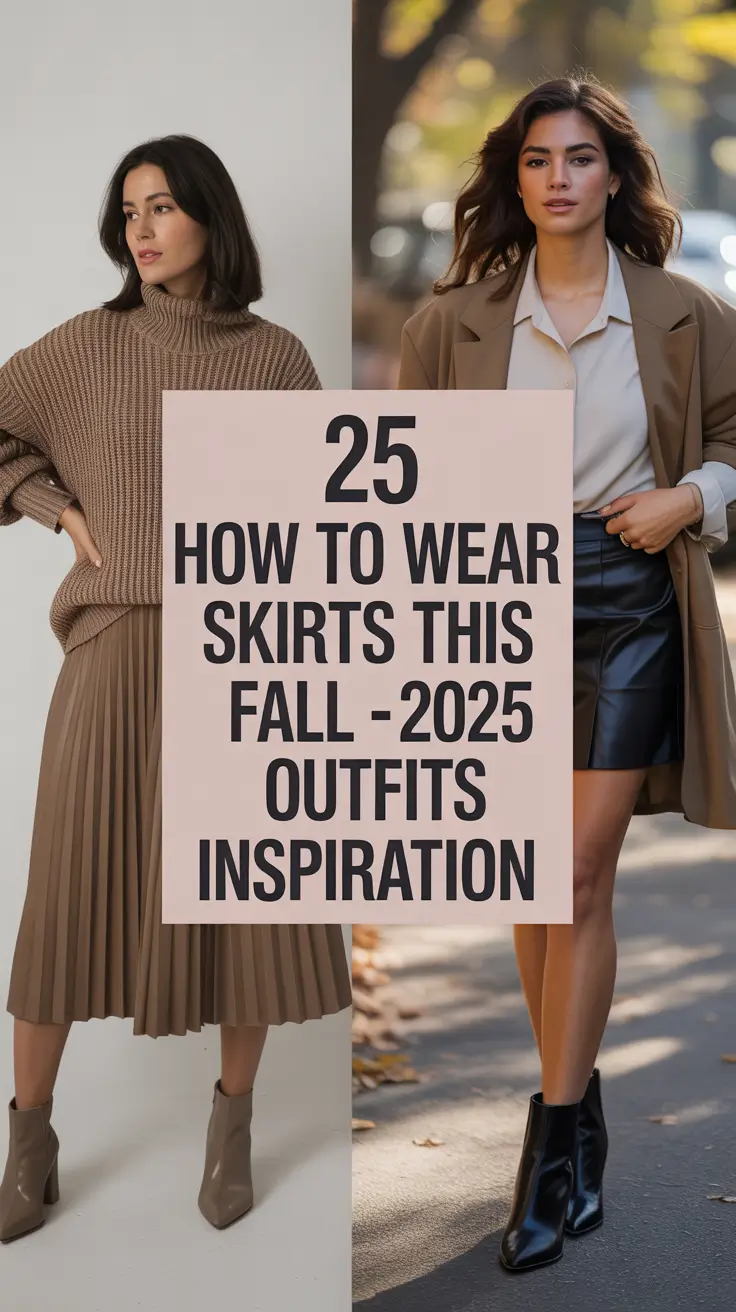 How to Wear Skirts This Fall – 2025 Outfit Inspiration for Every Style Mood