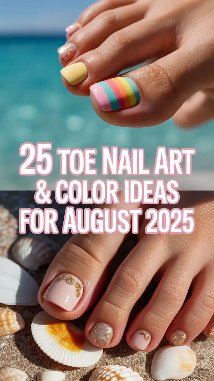 Toe Nail Art & Color Ideas for August 2025: Trendy Polish Designs to Try Now