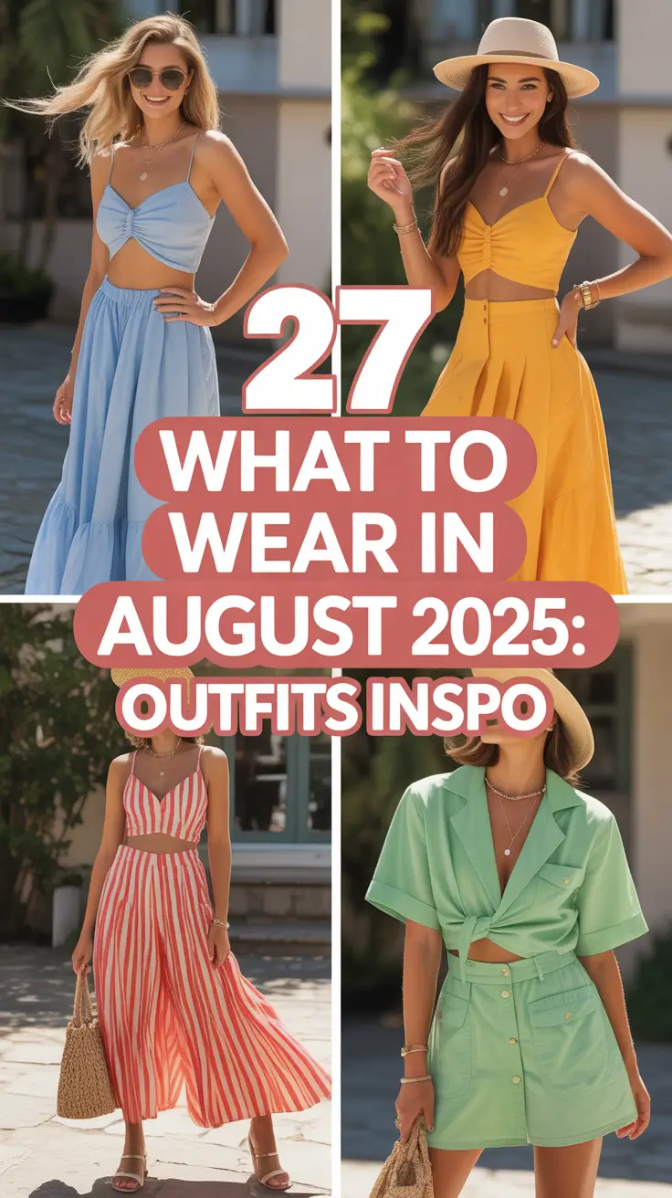 What to Wear in August 2025: Stylish Outfits Inspo for Women Around the World