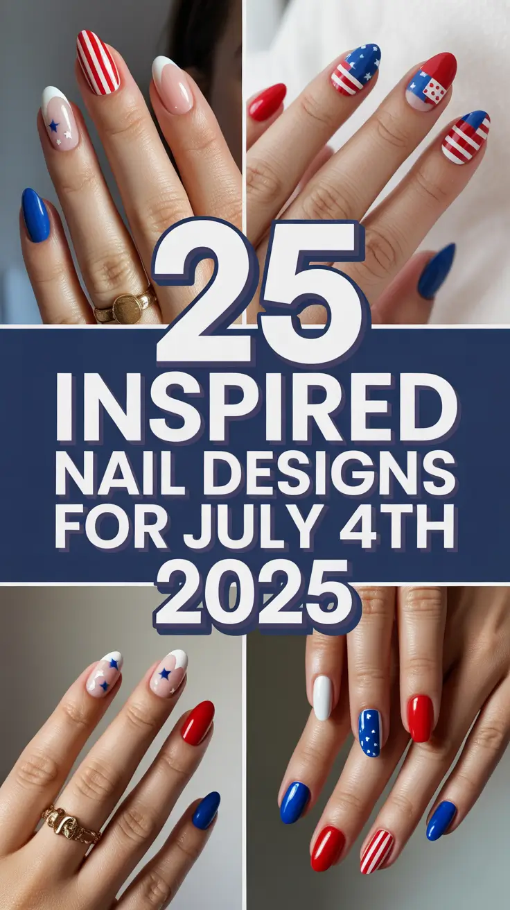 Inspired Nail Designs for July 4th 2025: Bold, Easy, and Totally On-Trend