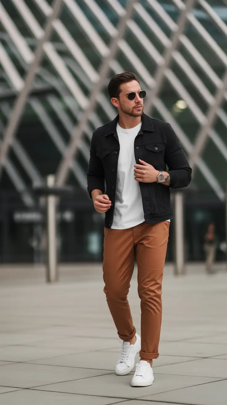 fall business casual outfits for men Smart-Casual Street Energy