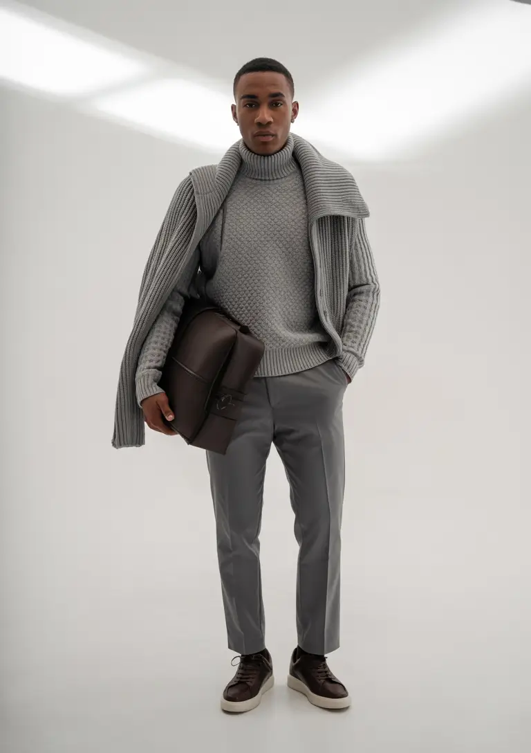 fall business casual outfits for men Refined Neutrals with Quiet Impact