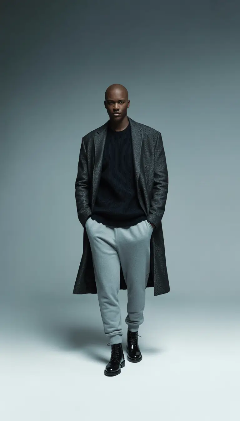 fall business casual outfits for men Dark Layers for Confident Comfort