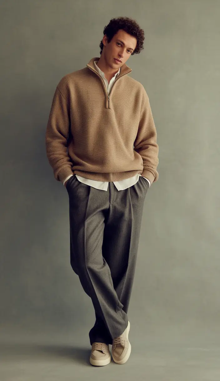 fall-business-casual-outfits-for-men-Textured-Neutrals-Meet-Smart-Slouch