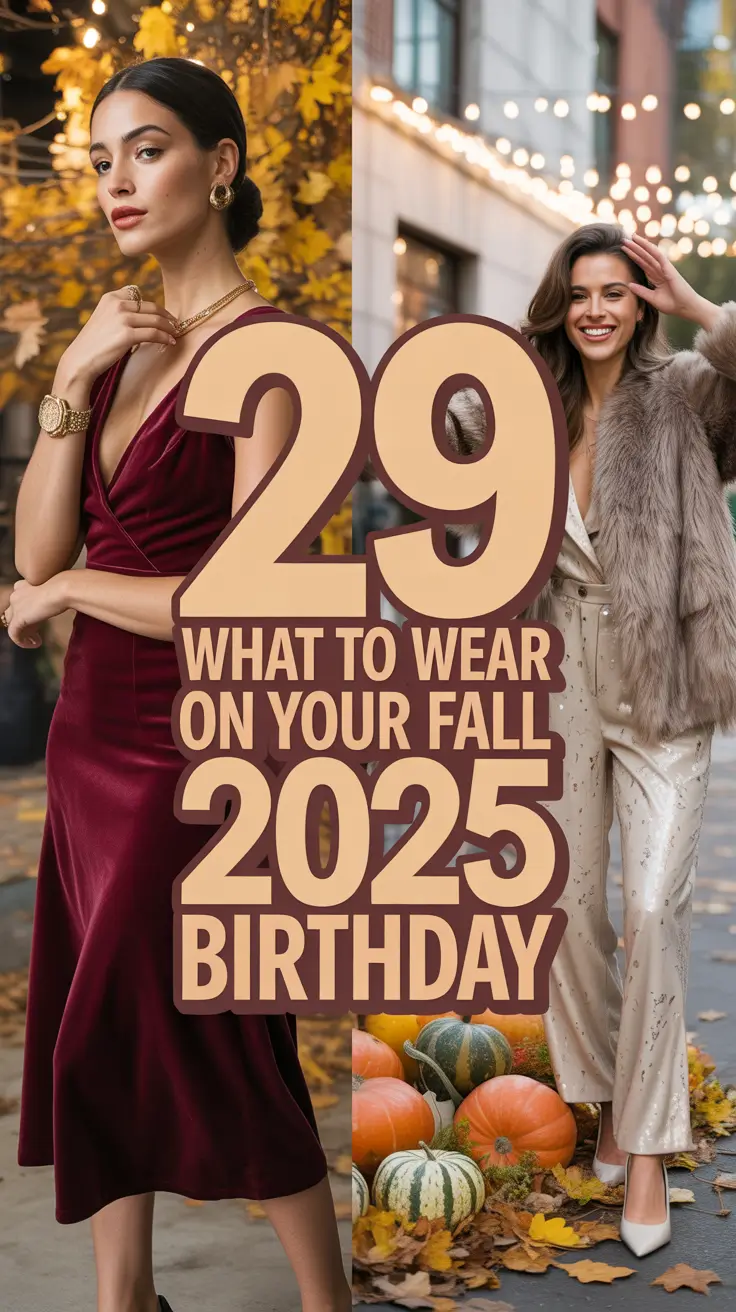 What to Wear on Your Fall 2025 Birthday: Classy, Cute & Bold Outfit Ideas for Women