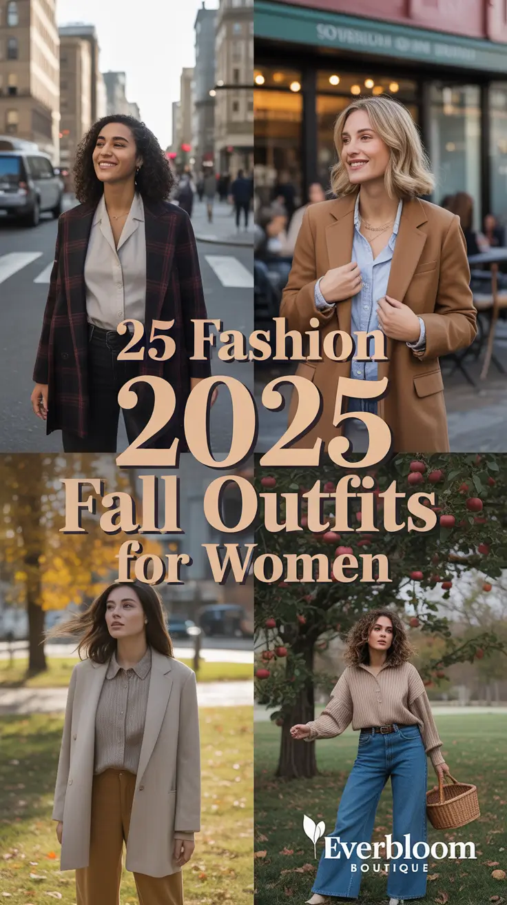 Fashion 2025 Fall Outfits for Women: Classy, Trendy & Cute Ideas for Every Age and Size