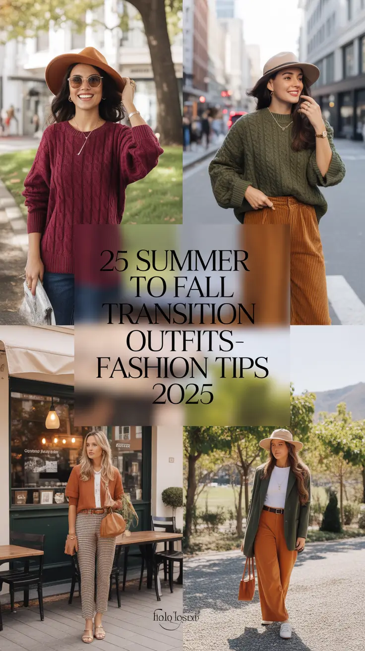 Summer to Fall Transition Outfits – Fashion Tips 2025 for Casual Women