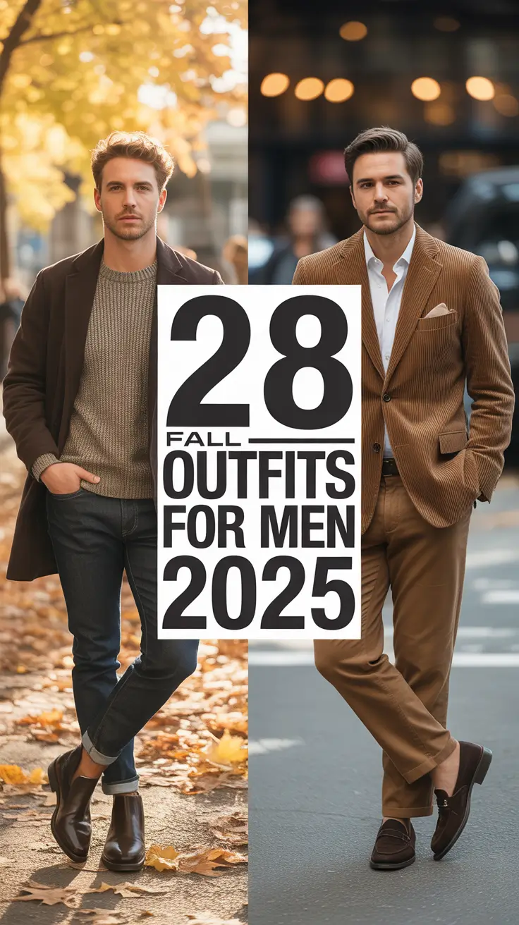 Fall Outfits for Men 2025: Trendy, Cozy & Classy Autumn Streetwear Looks