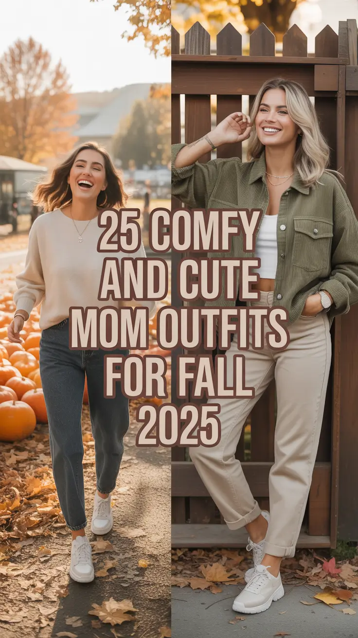 Comfy and Cute Mom Outfits for Fall 2025 That Are Actually Stylish and Wearable