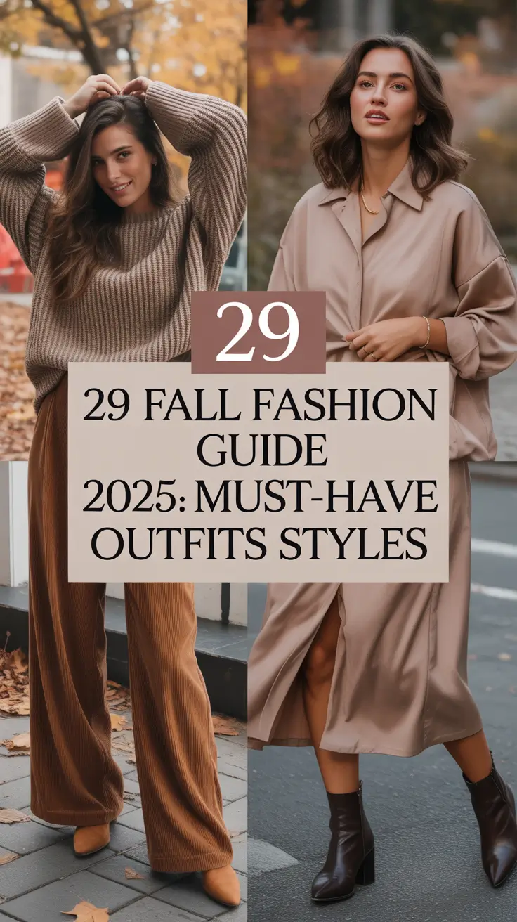 Fall Fashion Guide 2025: Must-Have Outfit Styles for Every Mood