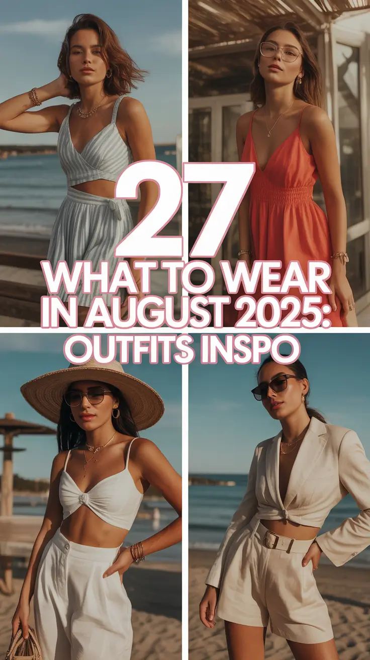 What to Wear in August 2025: Stylish Outfits Inspo for Women Around the World