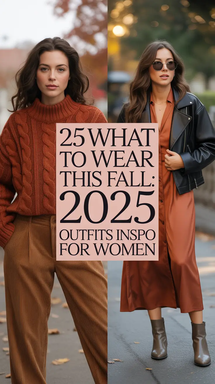 What to Wear This Fall: 2025 Outfits Inspo for Women Who Love Style That Feels Effortless