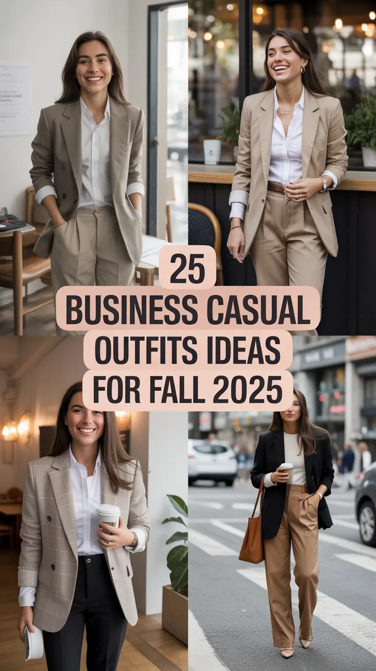 Business Casual Outfits Ideas for Fall 2025: Classy, Comfy Looks for Women of All Sizes