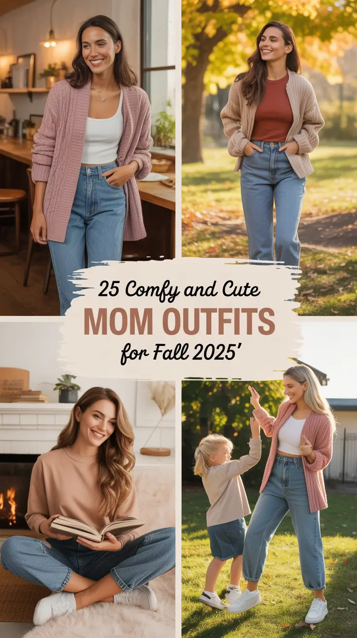 Comfy and Cute Mom Outfits for Fall 2025 That Are Actually Stylish and Wearable