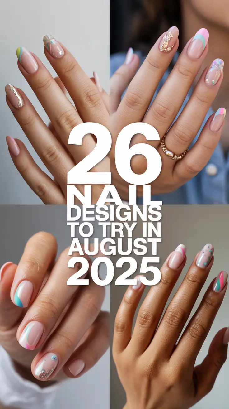 Nail Designs to Try in August 2025: 21 Cute & Trendy Manicure Ideas