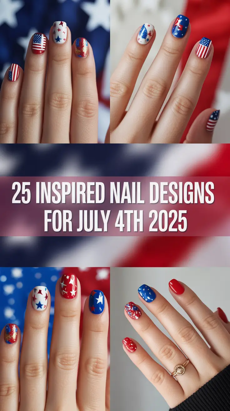 Inspired Nail Designs for July 4th 2025: Bold, Easy, and Totally On-Trend