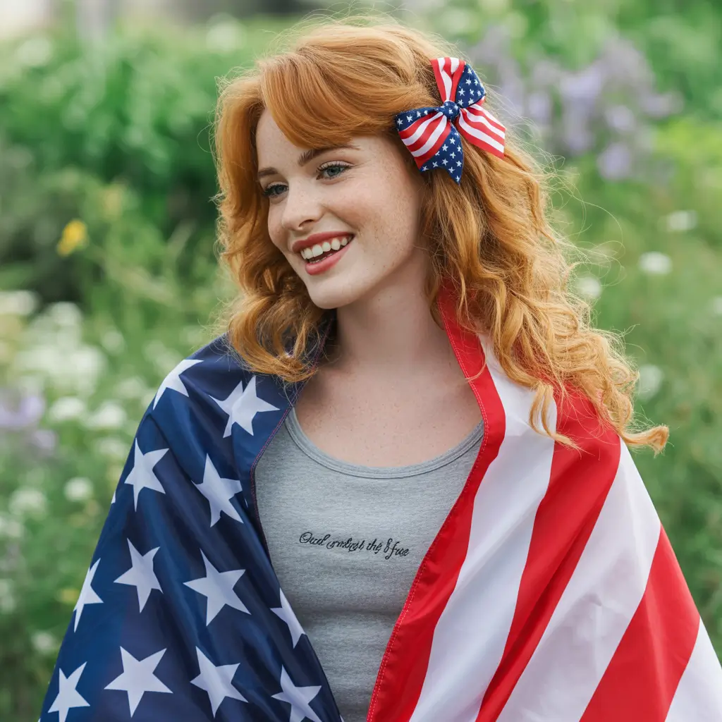 4th of July 2025 Hair Inspo for Every Style+Copper Curls & Firework Flair