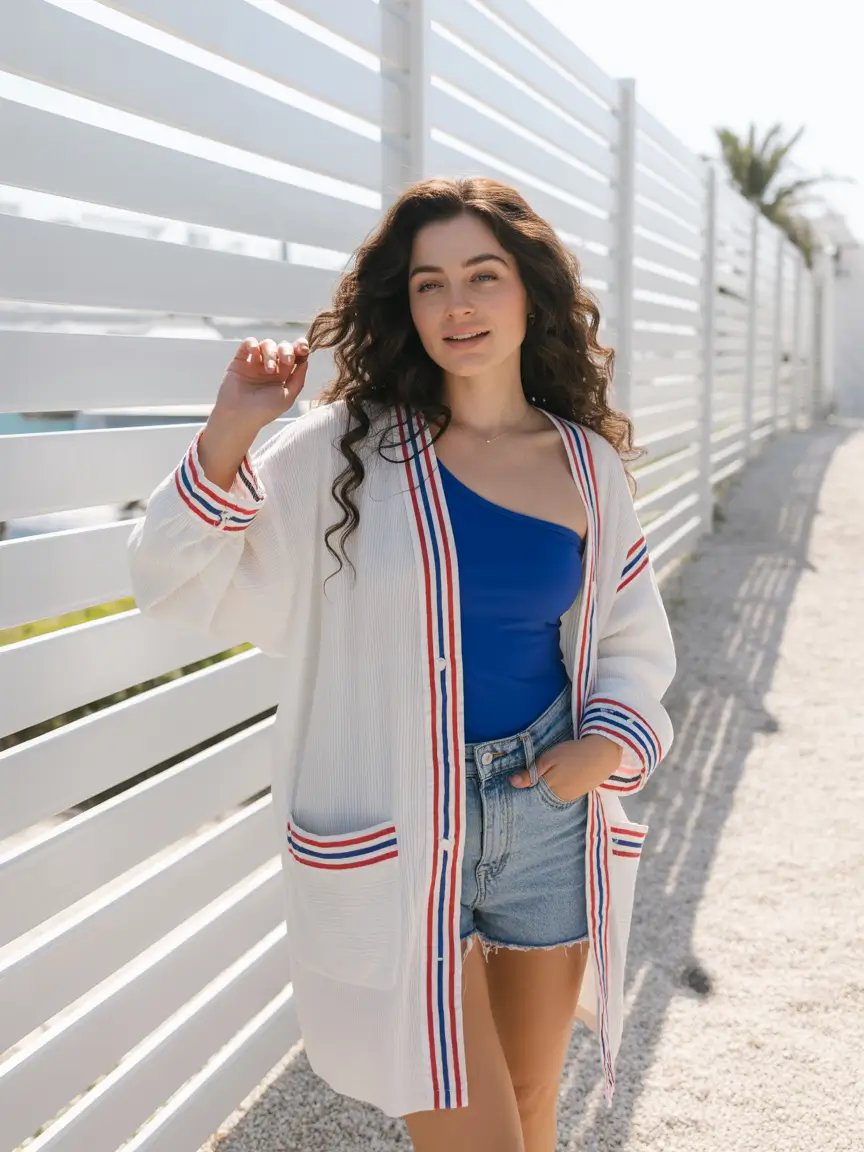 4th of July 2025 Outfits Easy & Cute ideas Chic Layering for Coastal Fireworks