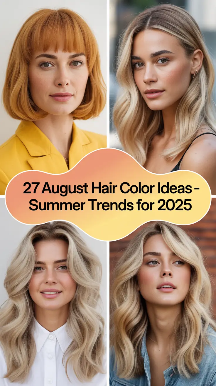 August Hair Color Ideas – Summer Trends for 2025 That Are Too Good to Skip