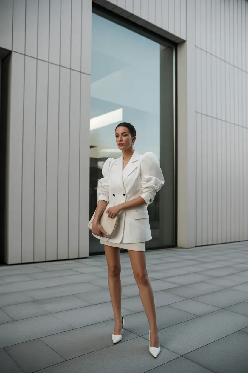 Autumn outfits 2025 Power Shoulders, Clean Lines