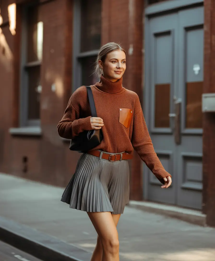 autumn outfits Chic Comfort: The Preppy-Cozy Revival