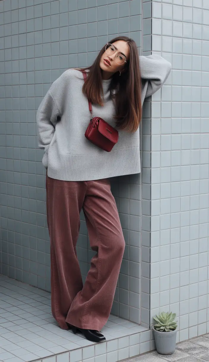 autumn outfits Muted Layers, Maximum Comfort