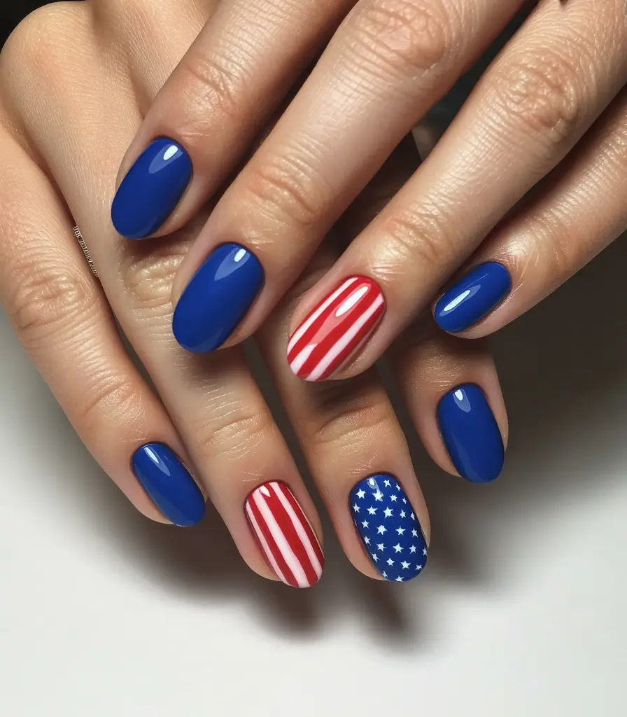 Best July Nail Colors for 2025 Stars & Stripes Bold and Brilliant