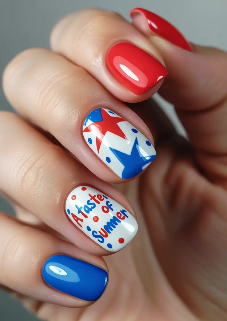 Best July Nail Colors for 2025 Playful Pops & Summer Doodles