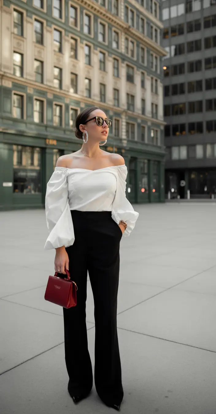 fall-business-casual-outfits-Monochrome-Drama