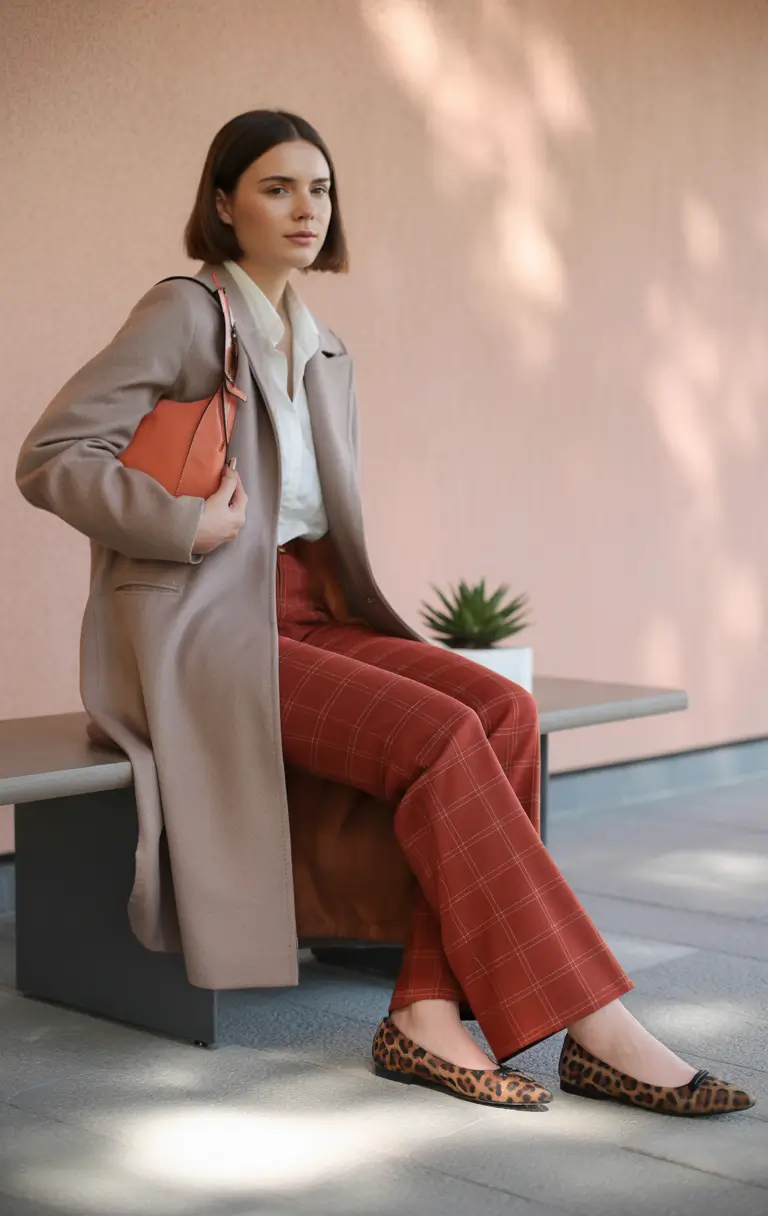 fall-business-casual-outfits-Fall-Color-Blocking