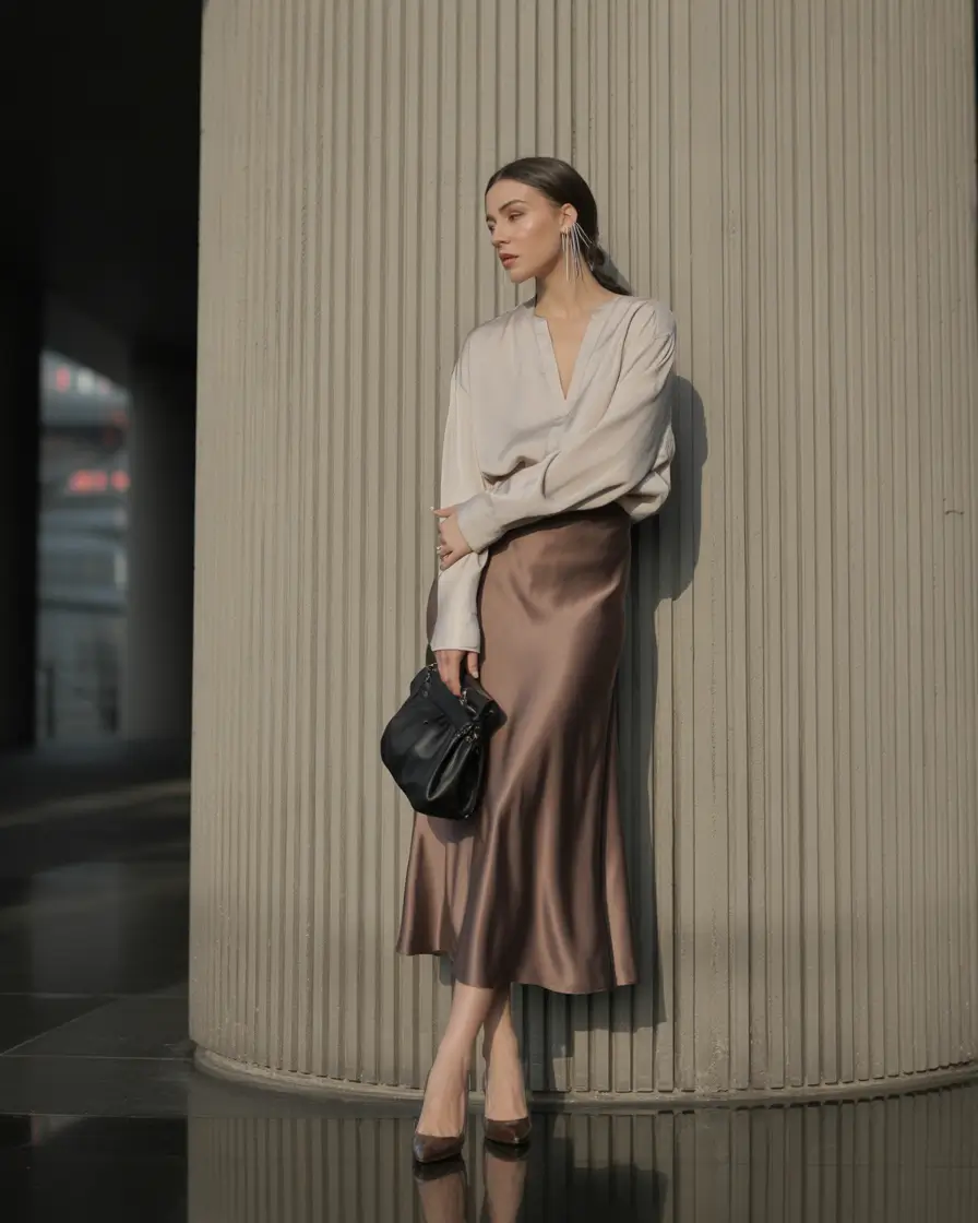 fall business casual outfits Sleek Neutrals That Whisper Elegance