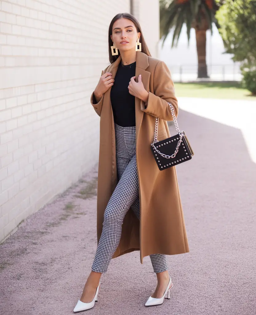 fall-work-outfits-for-women-2025-Timeless-Prints-with-a-Camel-Touch