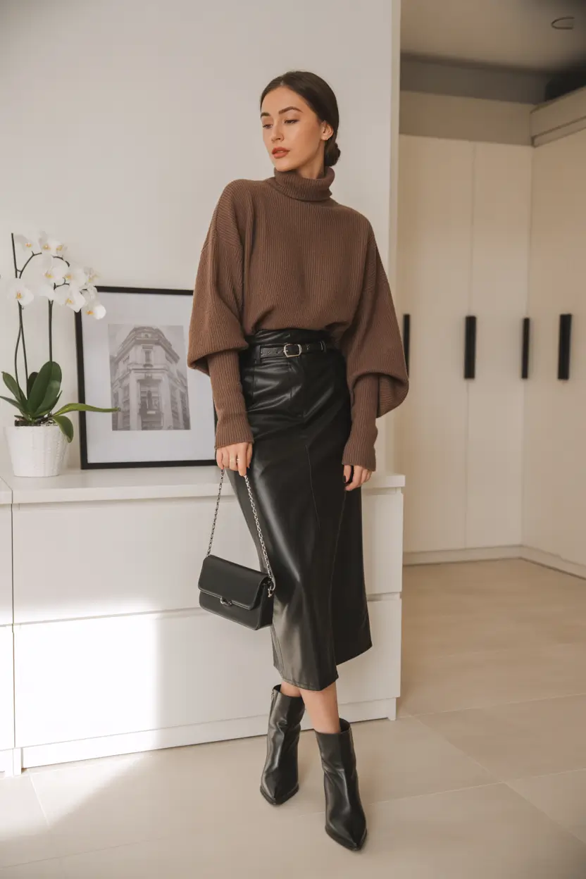 fall-work-outfits-for-women-2025-Cozy-Knit-Meets-Slick-Leather