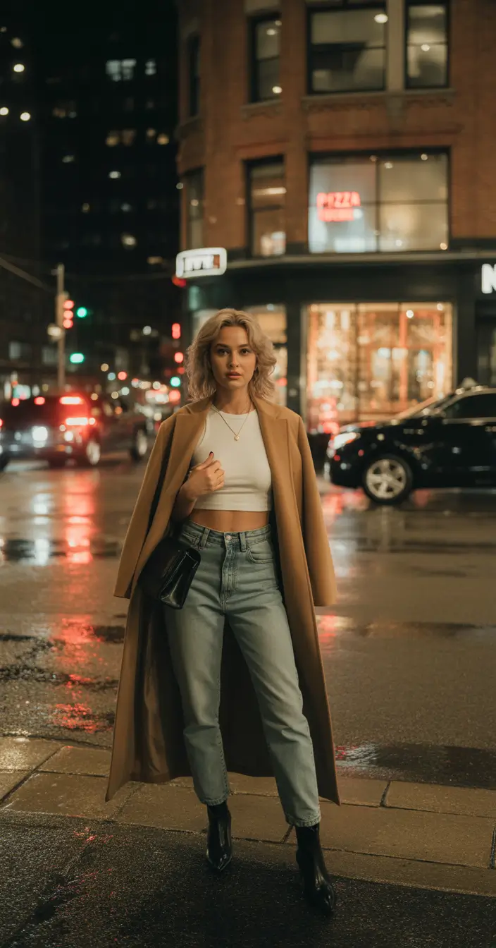 mom-outfits-for-fall-Downtown-Night-Out-With-a-Soft-Touch