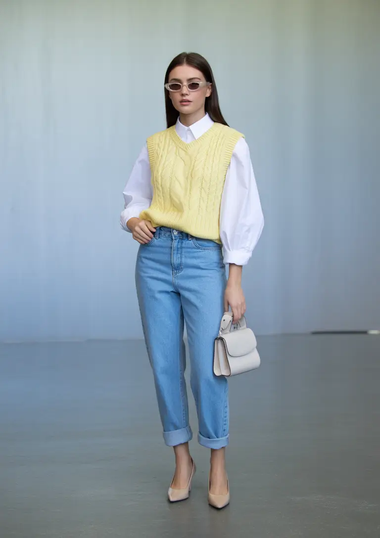 mom-outfits-for-fall-Prep-School-Chic-With-a-Sweet-Twist