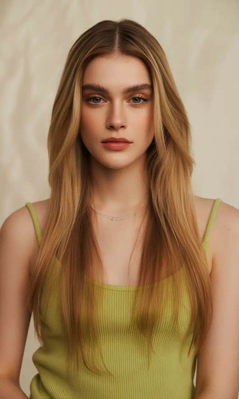 Fall haircut Sleek Blonde Layers with Barely-There Texture