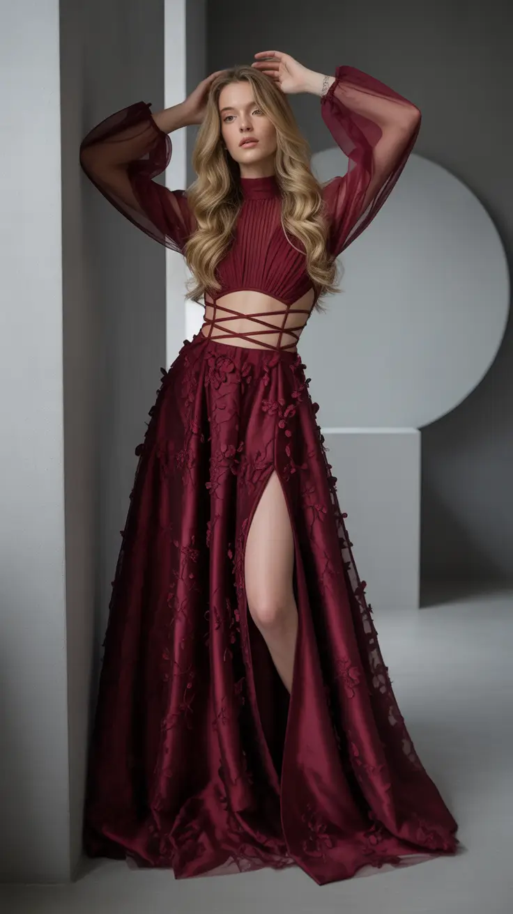 fall wedding guest dress Dramatic Elegance for Formal October Evenings