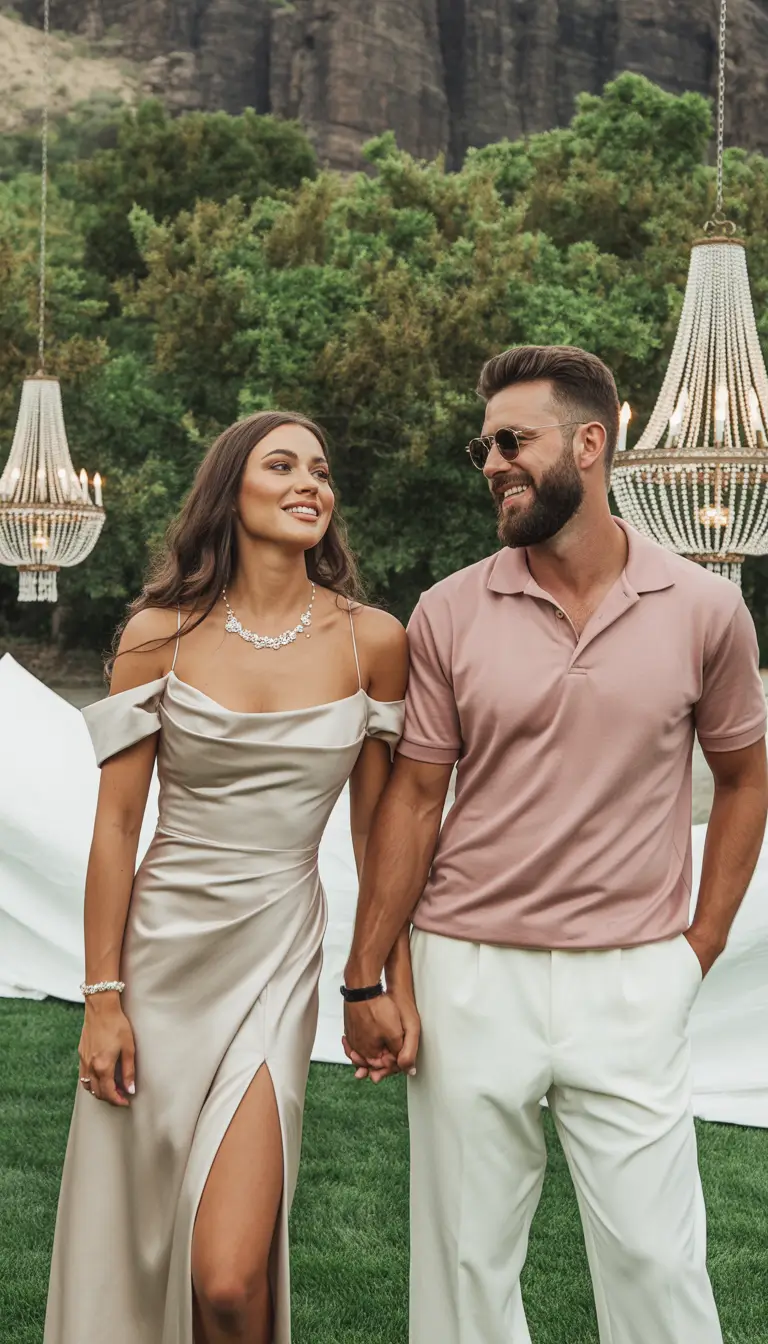 fall wedding guest dress Soft Satin for Golden Hour Ceremonies