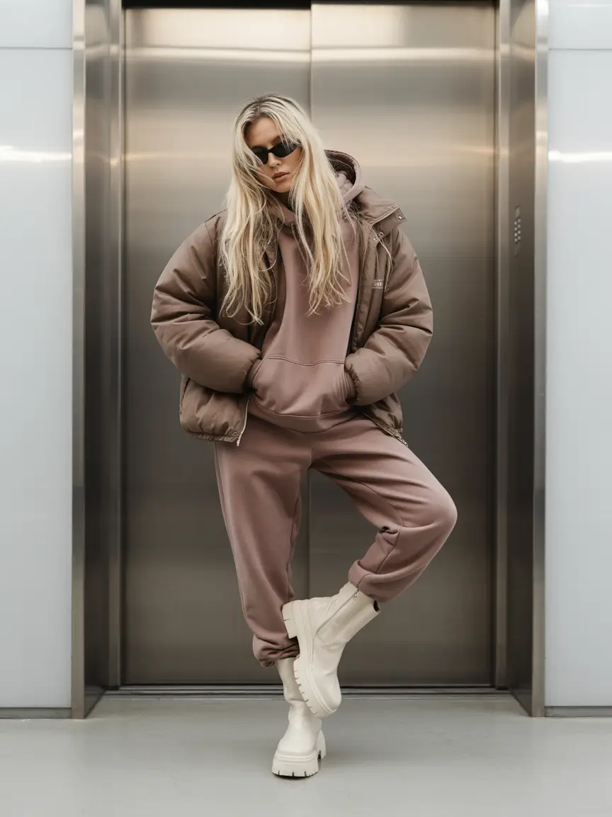 fall capsule wardrobe Earthy Layers with Punch